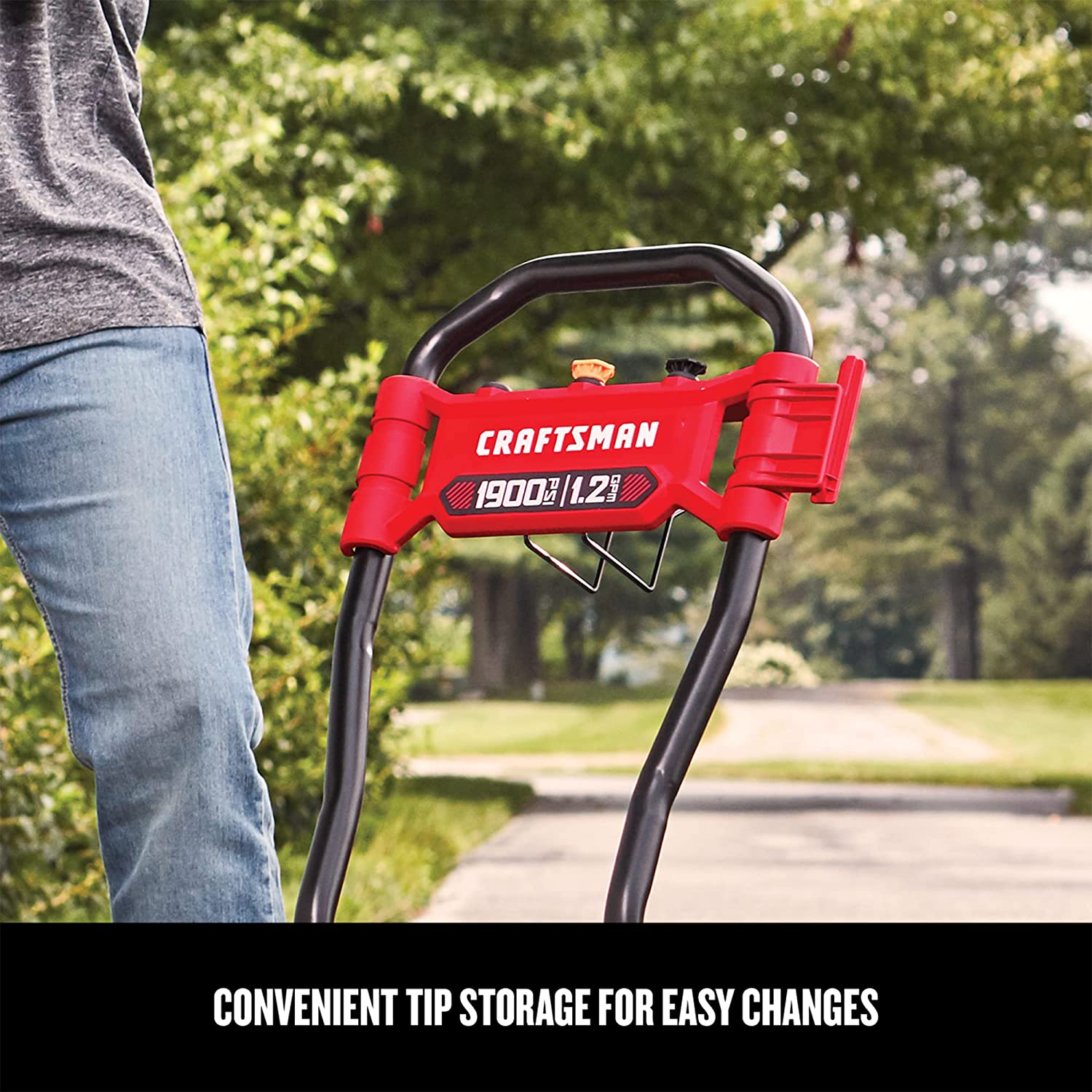 Electric Pressure Washer Cold Water, 1900 PSI